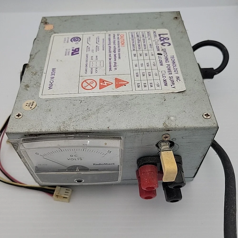 Vintage L&C TECHNOLOGY ATX PC SWITCHING POWER SUPPLY LC-250W‎